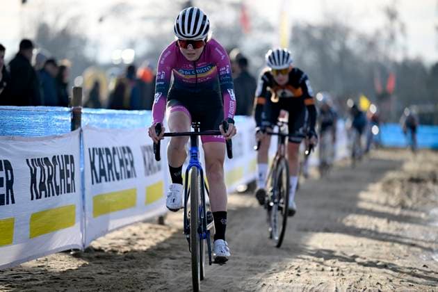 X2O Badkamers Trofee 2025-2026 Hofstade HOFSTADE, BELGIUM - DECEMBER 22 : Verdonschot Laura (BEL) of De Ceuster - Bouwpunt during the 4th leg of the Plage Cross X2O Badkamers Trofee 2025-2026 a cyclocross race for Women Elite on December 22, 2025 in Hofstade, Belgium, 22 12 2025 ( Hofstade Belgium  Copyright: xNicoxVereeckenx