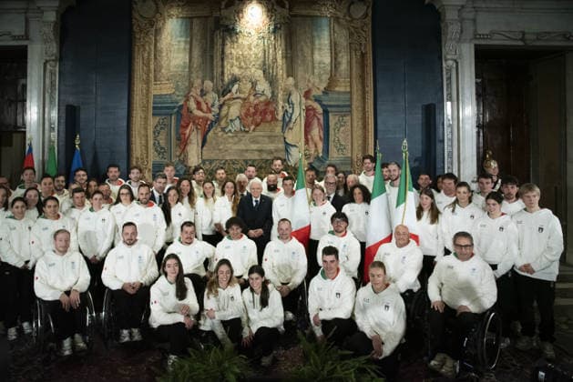 Milano Cortina 2026, President Mattarella hands over the flag to Team Italy