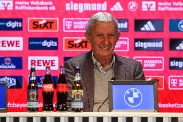 Basketball, BBL, FC Bayern Munich, Press conference with new coach Svetislav Pesic
