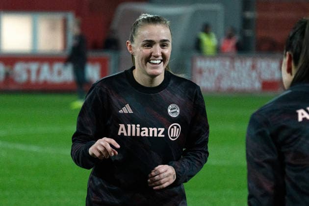 Germany Google Pixel Womens Bundesliga 2025 26, 14 Matchday Bayer 04 Leverkusen vs FC Bayern Munich 22 12 2025 Ulrich Haberland Stadium Georgia Stanway FC Bayern Munich, 31 Copyright: xCelinaxLeiersx