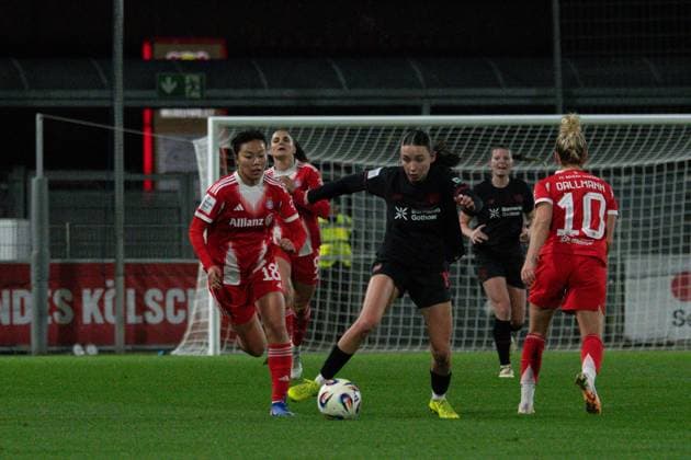 Loreen Bender (19 Bayer 04 Leverkusen) during the Google Pixel Frauen-Bundesliga between Bayer 04 Leverkusen and Bayern München at Ulrich-Haberland-Stadion in Leverkusen, Germany. Copyright: xQianruxZhang SPPx Sportspressphoto_SPR76515