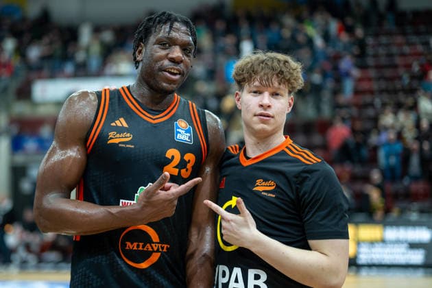 Malcolm Dandridge Rasta Vechta, 23 , GER, MHP RIESEN Ludwigsburg vs Rasta Vechta, easycredit BBL, Basketball, Bundesliga, Matchday 11, Season 2025 2026, 22 12 2025, 06 12 2025, GER, MHP RIESEN Ludwigsburg vs Rasta Vechta, easycredit BBL, Basketball, Bundesliga, Matchday 11, Season 2025 2026, 22 12 2025 Ludwigsburg Copyright: xEibner-Pressefoto SaschaxWaltherx EP_EER