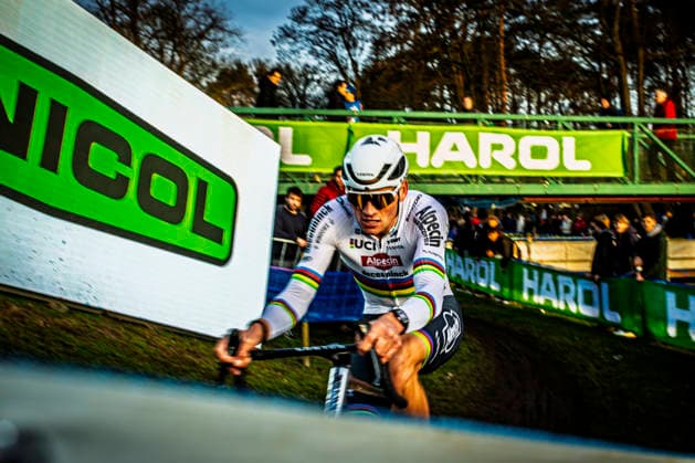 Cyclocross - X2O Badkamers Trofee Hofstade CX World Champion Mathieu van der Poel (NED Alpecin - Deceuninck) wins the Plage cross in Hofstade X2O Badkamers Trofee Hofstade Plage cross Men Elite - Hofstade Belgium Photo: Stijn Bastens CC Hofstade Belgium  Copyright: xContentxCurationx StijnxBastensx xCCx