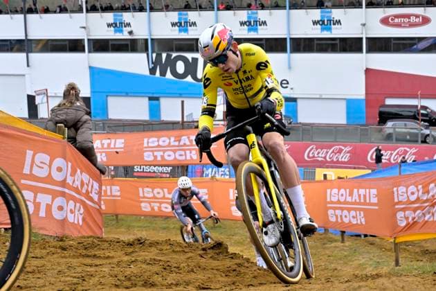 Telenet Superprestige 2025-2026 Heusden-Zolder HEUSDEN-ZOLDER, BELGIUM - DECEMBER 23 : Van Aert Wout (BEL) of Team Visma - Lease A Bike during the 5th leg of the Heusden-Zolder Telenet Superprestige 2025-2026 a cyclocross race for Men Elite on December 23, 2025 in Heusden-Zolder, Belgium, 23 12 2025 ( Heusden-Zolder Belgium  Copyright: xSesx