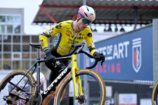 Telenet Superprestige 2025-2026 Heusden-Zolder HEUSDEN-ZOLDER, BELGIUM - DECEMBER 23 : Van Aert Wout (BEL) of Team Visma - Lease A Bike during the 5th leg of the Heusden-Zolder Telenet Superprestige 2025-2026 a cyclocross race for Men Elite on December 23, 2025 in Heusden-Zolder, Belgium, 23 12 2025 ( Heusden-Zolder Belgium  Copyright: xSesx