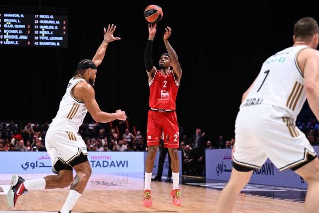 Lorenzo Brown Dubai Basketball - EA7 Emporio Armani Olimpia Milano EuroLeague 2025-26 Dubai, 23 12 2025 Foto M.Ceretti Ciamillo-Castoria Dubai  Copyright: xMassimoxCerettix