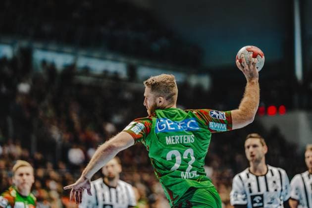 Germany HBL DAIKIN Handball Bundesliga 2025 26, 6 Matchday SC Magdeburg vs THW Kiel GETEC Arena Magdeburg Lukas Mertens SC Magdeburg, 22 Copyright: xTomxLauruschkatx