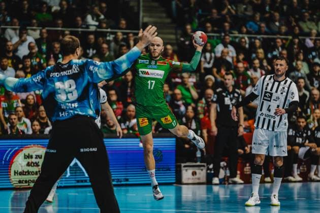 Germany HBL DAIKIN Handball Bundesliga 2025 26, 6 Matchday SC Magdeburg vs THW Kiel GETEC Arena Magdeburg Tim Hornke SC Magdeburg, 17 Copyright: xTomxLauruschkatx