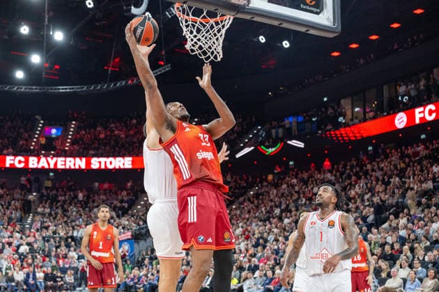 David Mccormack 33 FC Bayern Basketball , FC Bayern Basketball vs Hapoel IBI Tel Aviv, EuroLeague 18 Matchday, 23 12 2025 Munich Bavaria Germany Copyright: xkolbert-press UlrichxGamelx