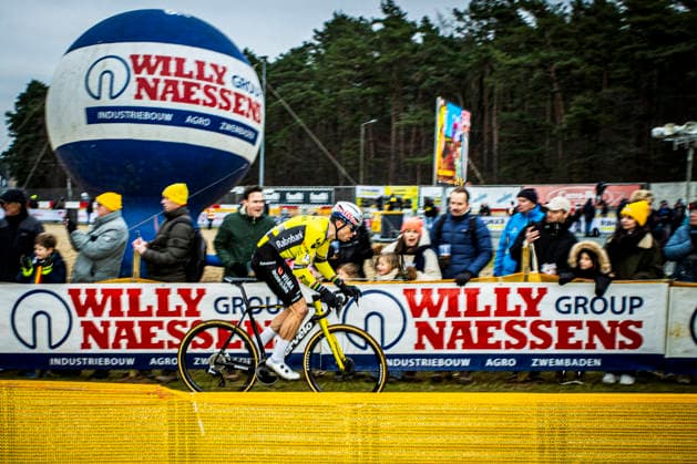 Cyclocross - Telenet Superprestige Heusden-Zolder Wout van Aert (BEL Team Visma Lease a Bike) in action during the Superprestige mange in Heusden-Zolder, finishing second Telenet Superprestige Heusden-Zolder Men Elite - Heusen-Zolder Belgium Photo: Stijn Bastens CC Heusden-Zolder Belgium  Copyright: xContentxCurationx StijnxBastensx xCCx