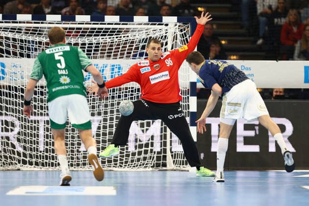 96 Dejan Milosavljev Füchse Berlin Handball I Men I Bundesliga Daikin HBL I Season 2025 2026 I 24 Matchday I Handball Sport Verein Hamburg Füchse Berlin I 23 12 2025 I Barclays Arena