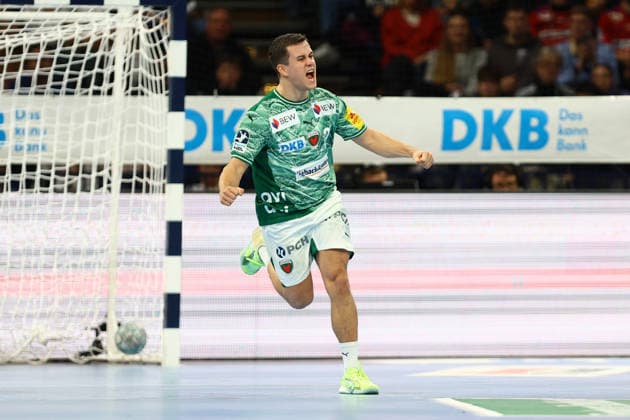 20 Tim Freihöfer Füchse Berlin Handball I Men I Bundesliga Daikin HBL I Season 2025 2026 I 24 Matchday I Handball Sport Verein Hamburg Füchse Berlin I 23 12 2025 I Barclays Arena