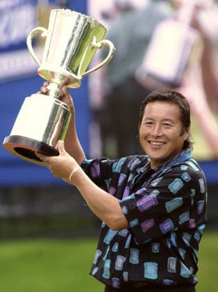 Japan Golf Tour record winner Jumbo Ozaki dies at 78 Masashi Ozaki lifts the victor s trophy after winning the ANA Open golf tournament at Sapporo Golf Club in Kitahiroshima, Hokkaido, northern Japan, on Sept. 22, 2002, becoming the oldest winner on the Japan Golf Tour at 55 years and 7 months. Nicknamed Jumbo Ozaki, he died of sigmoid colon cancer aged 78 on Dec. 23, 2025, after scoring 112 wins, the most for a Japanese player, including 94 on the Japan Golf Tour. A14AA0005136358P