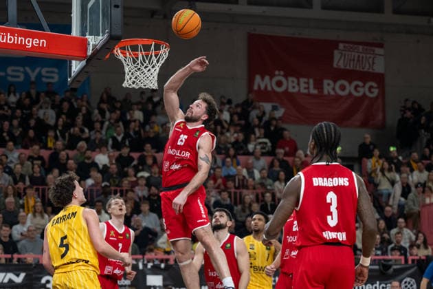 Ben Burnham Artland Dragons, 25 GER, Tigers Tuebingen vs Artland Dragons Quakenbrueck, Basketball, Men, Barmer 2 Basketball Bundesliga, ProA, 14 Matchday, Season 2025 2026, 23 12 2025, GER, Tigers Tuebingen vs Artland Dragons Quakenbrueck, Basketball, Men, Barmer 2 Basketball Bundesliga, ProA, 14 Matchday, Season 2025 2026, 23 12 2025 Tuebingen Copyright: xEibner-Pressefoto WolfgangxFrankx EP_WFK