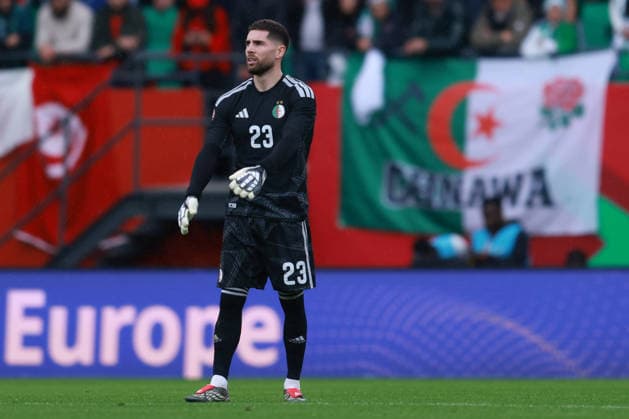 Morocco, Rabat - 24 December 2025 - Luca Zidane of Algeria national team, Nationalteam during the Africa Cup of Nations 2025 match of group E between Algeria national team and Sudan national team at Stade Prince Moulay el Hassan in Rabat. AFCON 2025 - Algeria vs. Sudan Copyright: xSFSIx