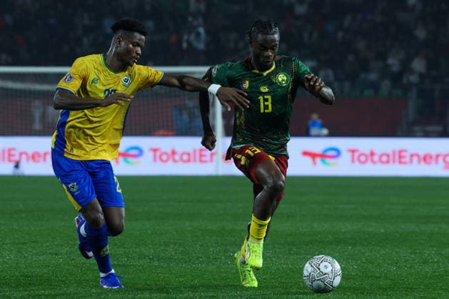 Cameroon v Gabon - Africa Cup of Nations AGADIR, MOROCCO - DECEMBER 24: Darlin Yongwa (13) of Cameroon in action during the Africa Cup of Nations (AFCON 2025) Group F football match between Cameroon and Gabon at Adrar Stadium in Agadir, Morocco on December 24, 2025. Stringer Anadolu Agadir Fas. Editorial use only. Please get in touch for any other usage.  Copyright: x2025xAnadoluxStringerx