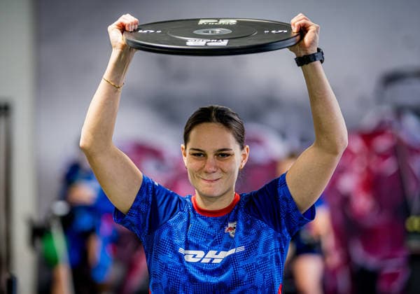 Leipzigs Giovanna Hoffmann Training RB Leipzig Women on December 5, 2025 to Leverkusen Egidius Braun Sports School Abtnaundorf, Leipzig Training RB Leipzig Women