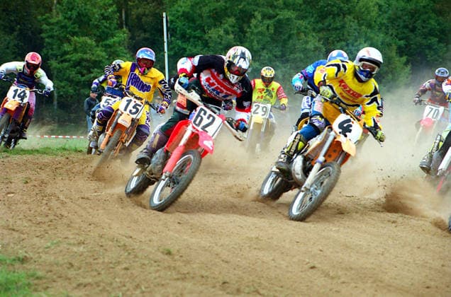 Motocross_Flöha 05.10.1997, Flöha, Motocross im Vogeltal , 1. Lauf Sachsen BRD *** Motocross Flöha 05 10 1997, Flöha, Motocross im Vogeltal , 1 run Saxony BRD
