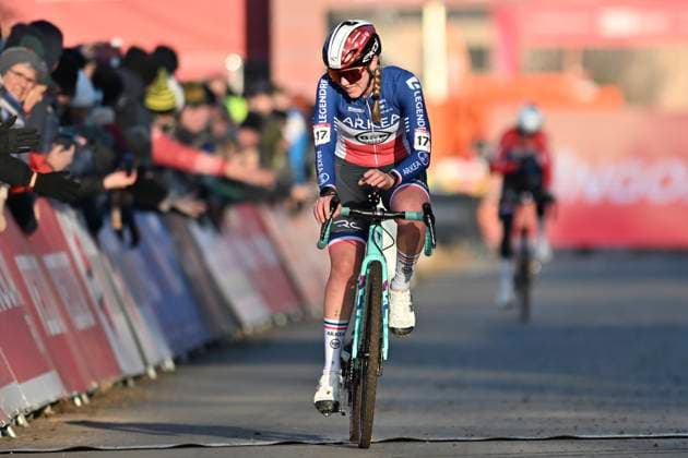 UCI Cyclocross World Cup 2025-2026 Gavere GAVERE, BELGIUM - DECEMBER 26 : Fouquenet Amandine (FRA) of Arkea-B&B Hotels Woman during the 7th leg of the Gavere UCI Cyclocross World Cup 2025-2026 a cyclocross race for Women Elite on December 26, 2025 in Gavere, Belgium, 26 12 2025 ( Gavere Belgium  Copyright: xBcex