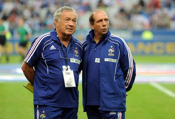 Foot : France Bielorussie - 03.09.2010 - Qualification euro 2012 Foot : France Bielorussie - 03.09.2010 - Qualification euro 2012 - Henri Emile et Jean Louis Gasset  Copyright: xHacidx xFepx xPsnewzx
