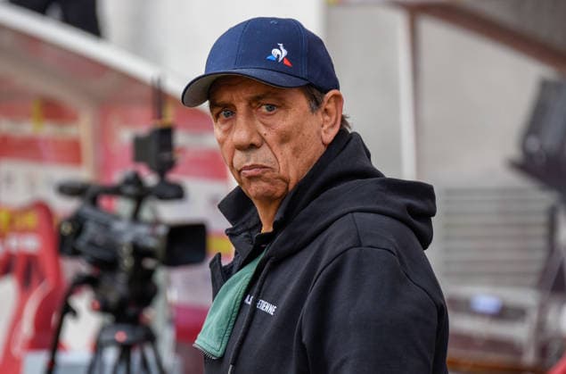 FOOTBALL : Stade de Reims vs AS Saint Etienne - Ligue 1 - Reims - 21 04 2019 Jean Louis Gasset ( entraineur Saint Etienne ) ReimsFrance  Copyright: xFedericoxPestellinix