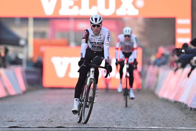 UCI Cyclocross World Cup 2025-2026 Gavere GAVERE, BELGIUM - DECEMBER 26 : Menut David (FRA) of As Bike Racing France Literie during the 7th leg of the Gavere UCI Cyclocross World Cup 2025-2026 a cyclocross race for Men Elite on December 26, 2025 in Gavere, Belgium, 26 12 2025 ( Gavere Belgium  Copyright: xBcex