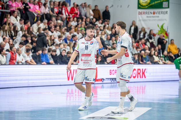 2 Handball Bundesliga TV Hüttenberg Eulen Ludwigshafen, 26 12 25 Vit Reichl TV Hüttenberg, 19 , Leif Haack TV Hüttenberg, 20 2 Handball Bundesliga TV Hüttenberg Eulen Ludwigshafen Hüttenberg, 26 12 25 Copyright: xBEAUTIFULxSPORTS Roeczeyx
