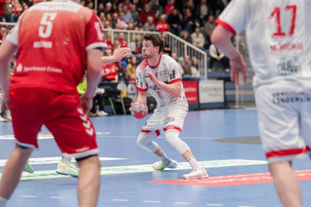 26 12 2025, Handball, Season 2025 2026, 2 Handball Bundesliga, 17 Matchday, TuSEM Essen TuS Ferndorf, Julius Fanger TuS Ferndorf , Essen Am Hallo NRW Germany xRHR PHOTO DEx Copyright: DennisxEwert RHR-FOTOx RHR-FOTO DE