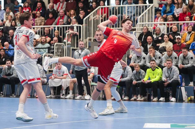 26 12 2025, Handball, Season 2025 2026, 2 Handball Bundesliga, 17 Matchday, TuSEM Essen TuS Ferndorf, Felix Göttler TuSEM Essen , Essen Am Hallo NRW Germany xRHR PHOTO DEx Copyright: DennisxEwert RHR-FOTOx RHR-FOTO DE