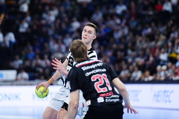 Nikola Bilyk THW Kiel, 53 GER, THW Kiel vs HC Erlangen, Handball, 1 Bundesliga, Matchday 19, Season 2025 2026, 26 12 2025 GER, THW Kiel vs HC Erlangen, Handball, 1 Bundesliga, Matchday 19, Season 2025 2026, 26 12 2025 Kiel Copyright: xEibner-Pressefoto MarcelxvonxFehrnx EP_MFN