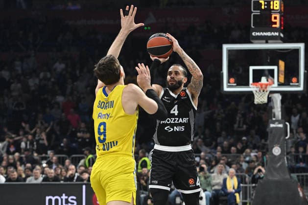 PARTIZAN vs MACCABI TEL AVIV DUANE WASHINGTON Dvejn Vasington basketball Partizana vs Maccbi Tel Aviv Euroleague, Beogradska arena, Belgrade 26.12.2025 Foto: BASKETBALL, EUROLEAGUE, PARTIZAN, MACCABI TEL AVIV Belgrade Belgrade arena Serbia Copyright: xMarkoxMetlas xMNxPressx