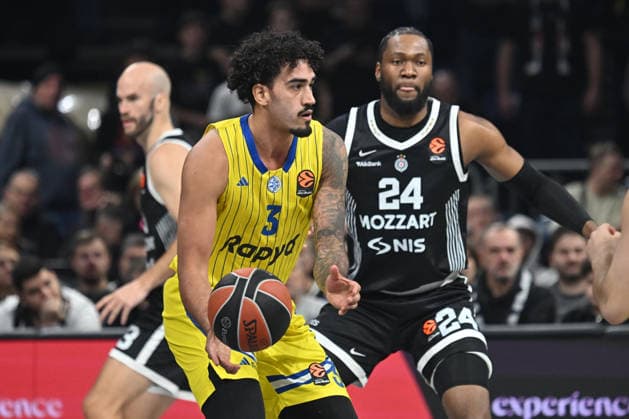 PARTIZAN vs MACCABI TEL AVIV MARCIO SANTOS Marsio Santos basketball Partizana vs Maccbi Tel Aviv Euroleague, Beogradska arena, Belgrade 26.12.2025 Foto: BASKETBALL, EUROLEAGUE, PARTIZAN, MACCABI TEL AVIV Belgrade Belgrade arena Serbia Copyright: xMarkoxMetlas xMNxPressx