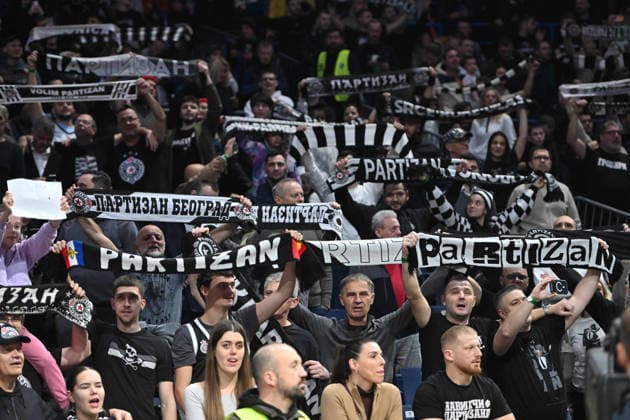 PARTIZAN vs MACCABI TEL AVIV SUPPORTERS basketball Partizan vs Maccabi Tel Aviv Euroleague, Beogradska arena, Belgrade 26.12.2025 Foto: BASKETBALL, EUROLEAGUE, PARTIZAN, MACCABI TEL AVIV Belgrade Belgrade arena Serbia Copyright: xMarkoxMetlas xMNxPressx