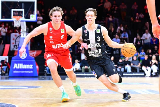 Basketball, 2. BL, Pro A, Nuremberg Falcons - Gießen 46ers