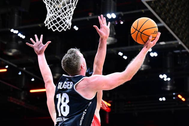 26 12 2025 Basketball Season 2025 2026 2 Bundesliga Pro A 15 Matchday Nuremberg Falcons Basketball Club NBC Giessen 46ers AlSch xalxscx Till Gloger 18, Giessen 46ers