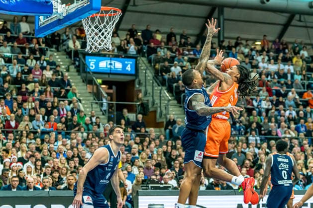 TLeipzig, Germany 26 December 2025 1 BBL 2025 2026 Syntainics MBC vs Niners Chemnitz In the picture Copyright: xFotostandx xNachtigallx