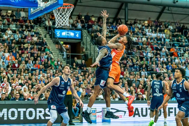TLeipzig, Germany 26 December 2025 1 BBL 2025 2026 Syntainics MBC vs Niners Chemnitz In the picture Copyright: xFotostandx xNachtigallx