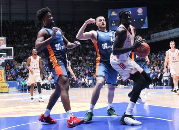 David McCormack Bayern Muenchen 33 , GER, Frankfurt Skyliners vs FC Bayern Muenchen, Basketball Bundesliga, easyCredit BBL, Matchday 12, Season 2025 26, 26 12 2025, GER, Frankfurt Skyliners vs FC Bayern Muenchen, Basketball Bundesliga, easyCredit BBL, Matchday 12, Season 2025 26, 26 12 2025, Cologne Copyright: xEibner-Pressefoto JoergxNiebergax EP_JNL