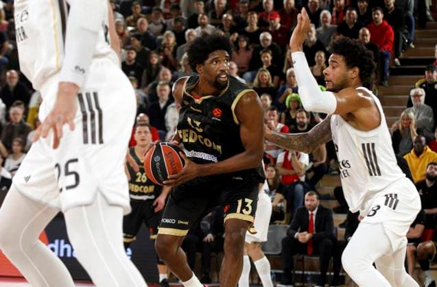 BASKET MONACO - REAL MADRID PHOTOPQR NICE MATIN Jean François Ottonello ; Monaco ; 26 12 2025 ; AS MONACO vs REAL MADRID - 18e journee Euroligue de Basket 25 26 - 13 Kevarrius Hayes Monaco France  Copyright: xPHOTOPQR NICExMATIN MAXPPPxJeanxFrançoisxOttonellox 20251226NIM8509 20251226NIM8509