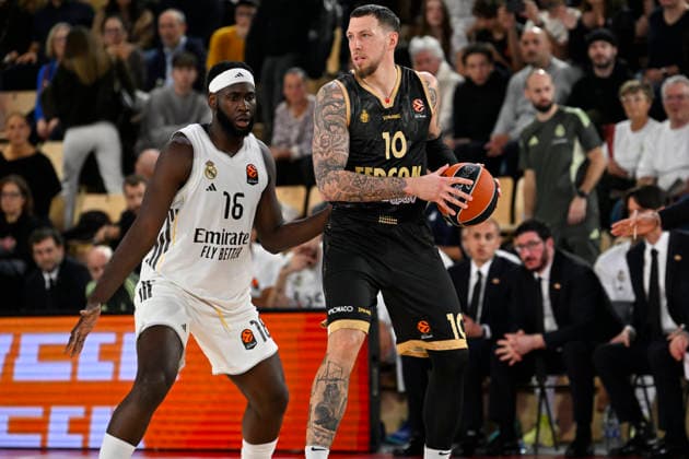 BASKET-BALL : AS Monaco VS Real Madrid Basketball - Turkish Airlines EuroLeague - 26 12 2025 Daniel Theis (ASM) - Turkish Airlines EuroLeague match between AS Monaco and Real Madrid Basketball on December 26, 2025 at the Louis II Stadium in Monaco. MonacoMonaco  Copyright: xWilliamxCannarellax