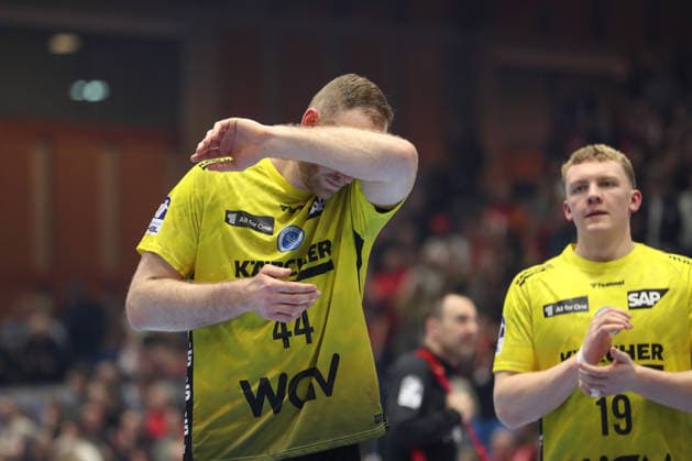 26 12 2025, xtgx, MT Melsungen TVB Stuttgart v l Lenny Rubin Stuttgart, 44 disappointed, looks disappointed, disappointed Kassel