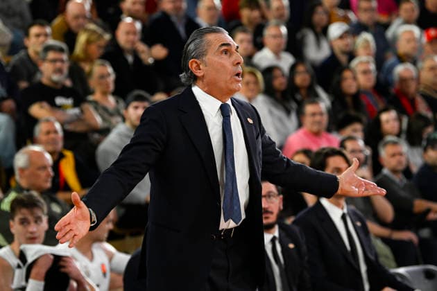 BASKET-BALL : AS Monaco VS Real Madrid Basketball - Turkish Airlines EuroLeague - 26 12 2025 Sergio Scariolo (Coach Real Madrid) - Turkish Airlines EuroLeague match between AS Monaco and Real Madrid Basketball on December 26, 2025 at the Louis II Stadium in Monaco. MonacoMonaco  Copyright: xWilliamxCannarellax