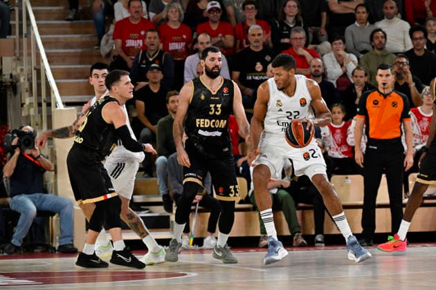 BASKET-BALL : AS Monaco VS Real Madrid Basketball - Turkish Airlines EuroLeague - 26 12 2025 Walter Tavares (Real Madrid) - Turkish Airlines EuroLeague match between AS Monaco and Real Madrid Basketball on December 26, 2025 at the Louis II Stadium in Monaco. MonacoMonaco  Copyright: xWilliamxCannarellax