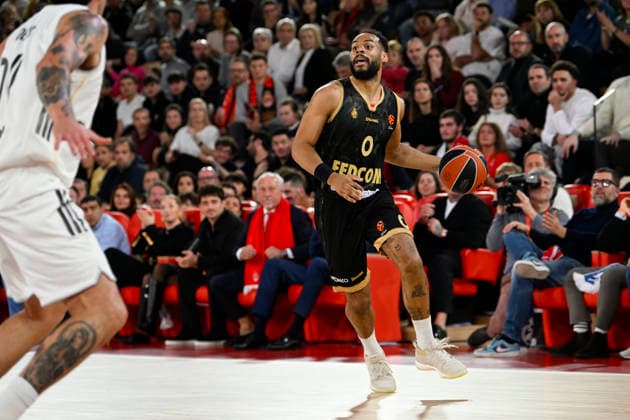 BASKET-BALL : AS Monaco VS Real Madrid Basketball - Turkish Airlines EuroLeague - 26 12 2025 Elie Okobo (ASM) - Turkish Airlines EuroLeague match between AS Monaco and Real Madrid Basketball on December 26, 2025 at the Louis II Stadium in Monaco. MonacoMonaco  Copyright: xWilliamxCannarellax