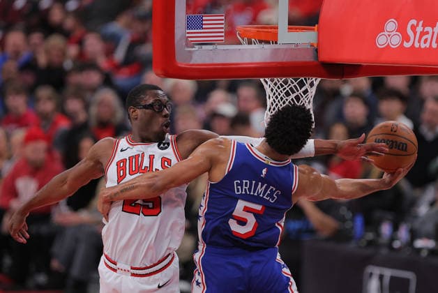 Basketball, NBA, Chicago Bulls - Phildadelphia 76ers