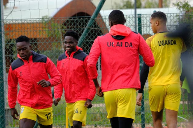 RABAT, MOROCCO - DECEMBER 26: Uganda during the Africa Cup of Nations (AFCON) Training on December 26th, 2025 at Rabat, Morocco. Photo by Chris Kimba Copyright: xChrisxKimbax