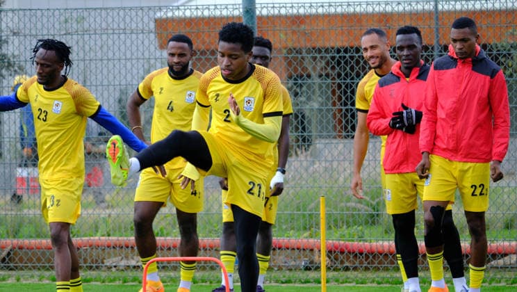 RABAT, MOROCCO - DECEMBER 26: Uganda during the Africa Cup of Nations (AFCON) Training on December 26th, 2025 at Rabat, Morocco. Photo by Chris Kimba Copyright: xChrisxKimbax