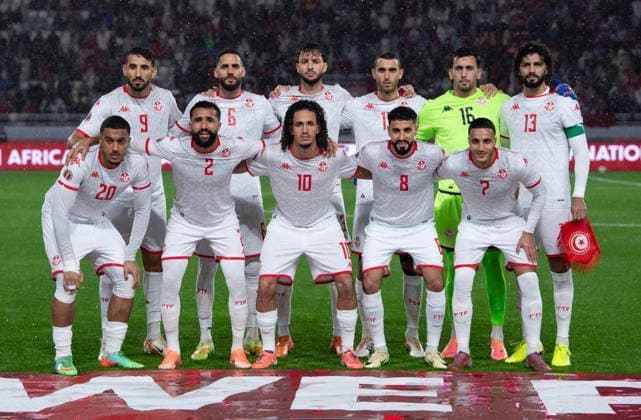 Tunisia v Uganda: Group C - Africa Cup Of Nations RABAT, MOROCCO - DECEMBER 23: Tunisia players pose for a team photograph prior to the Africa Cup Of Nations Group C match between Tunisia and Uganda at on December 23, 2025 in Rabat, Morocco. Rabat Morocco Copyright: xVisionhausx 776422239