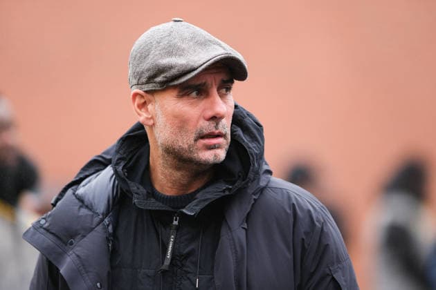 Manchester City head coach Pep Guardiola arriving at the ground during the Premier league football match between Nottingham Forest and Manchester City at City Ground in Nottingham. Copyright: xPaulxBonser SportsxPressxPhotox Sportspressphoto_SPR77035