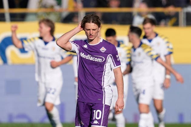 Albert Gudmundsson (ACF Fiorentina) looks dejected, Serie A, Parma Calcio 1913 v ACF Fiorentina, Ennio Tardini Stadium, December 27, 2025, Parma, Italy.